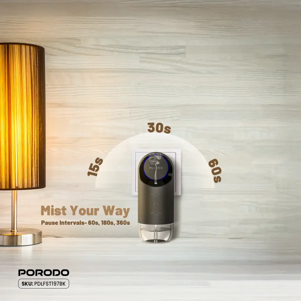 Porodo Lifestyle Wall Plug In Essential Oil Diffuser — image 4