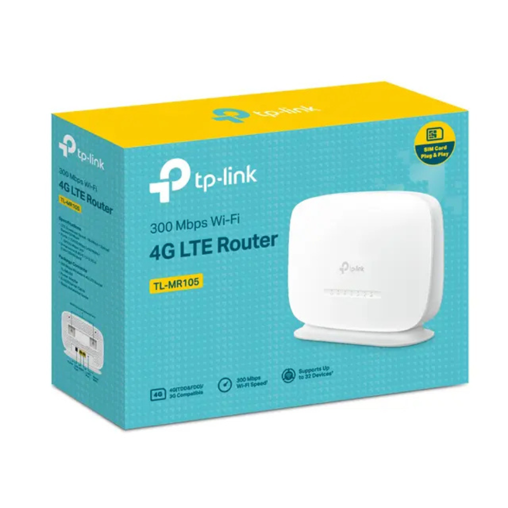 TP Link TL-MR105 300 Mbps WiFi 4G LTE Router — image 2