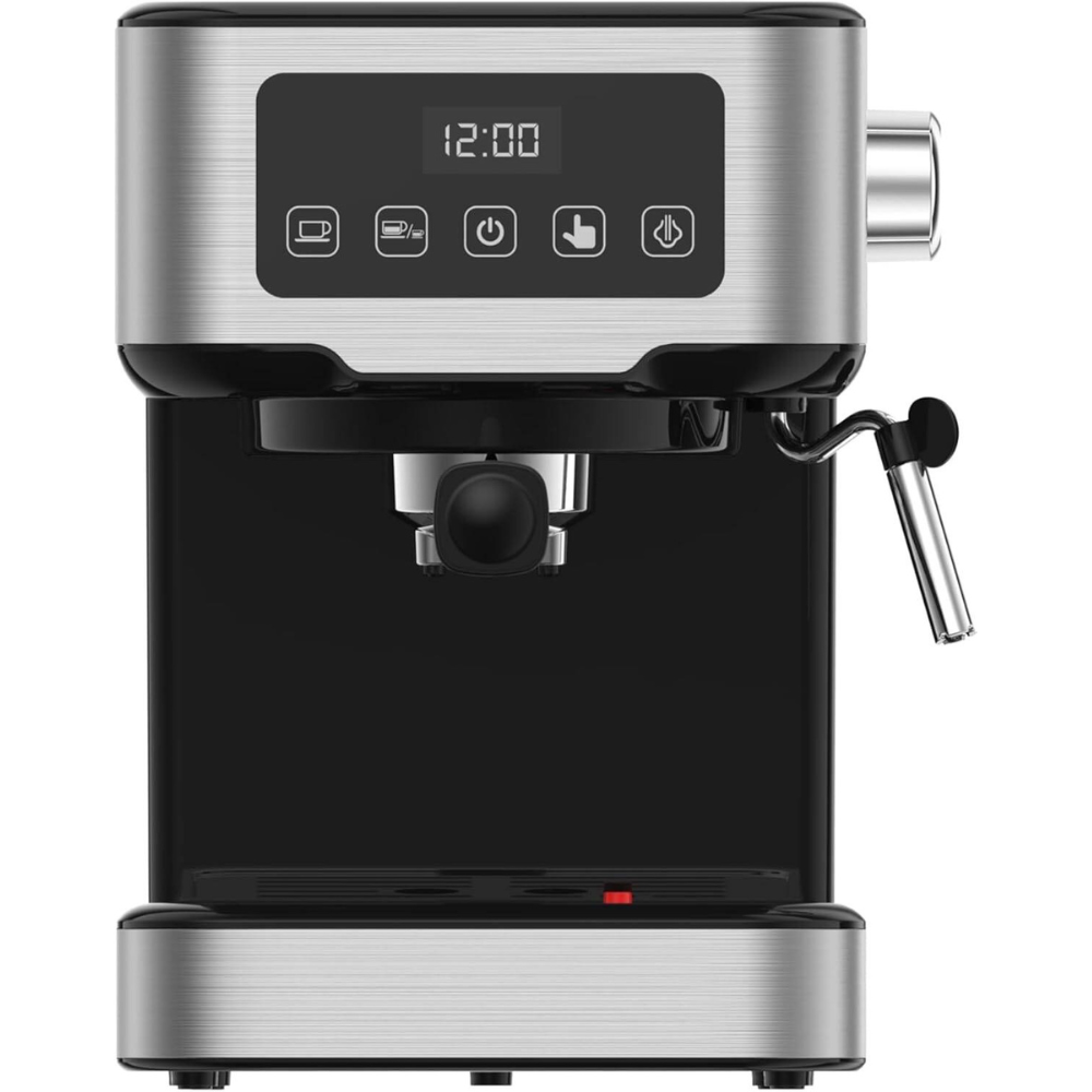 LePresso Digital Coffee Machine with 15 bar Pressure Pump, Milk Steamer, Touch Display LP15DCMBK — image 3