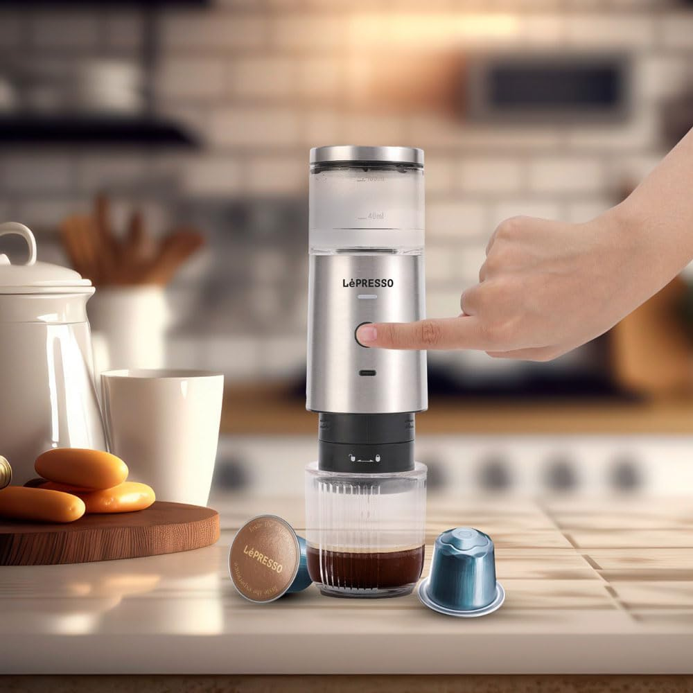 LePresso Portable Espresso Powder/ Nespresso Pods LPSTPEM — image 4