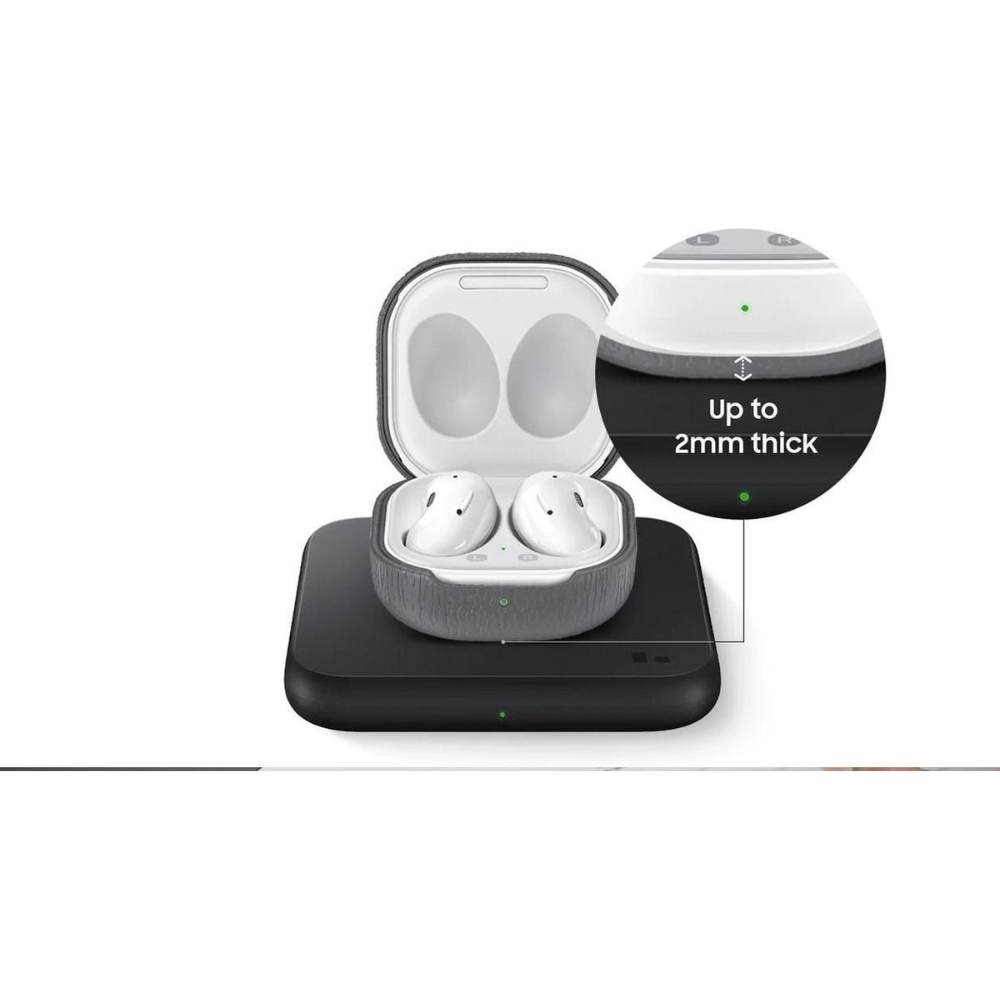 Samsung Wireless Charger Pad Single EP-P1300 Android+iphone+airpods Black — image 2