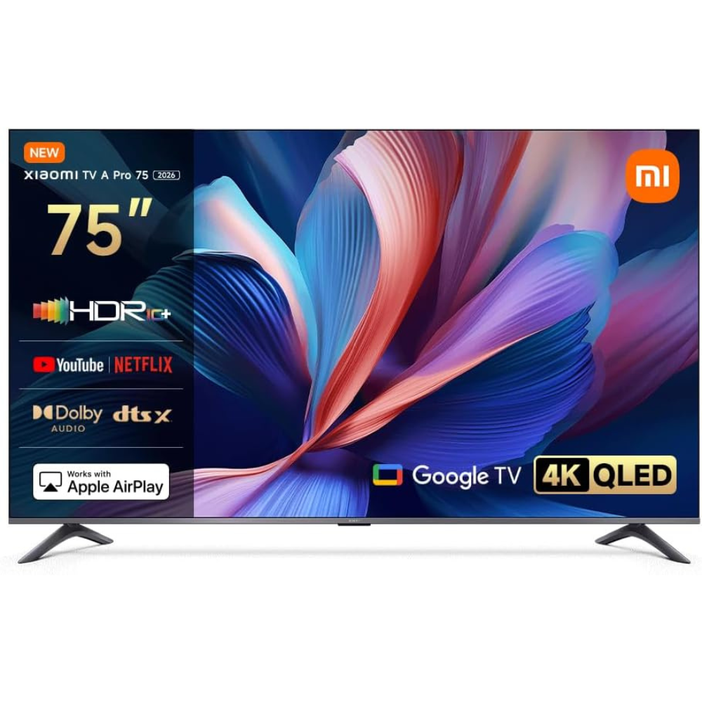 Xiaomi TV A Pro 75" 2026 | Google TV | 4K QLED Display | Dolby Audio, DTS-X, And DTS Virtual:X — image 1
