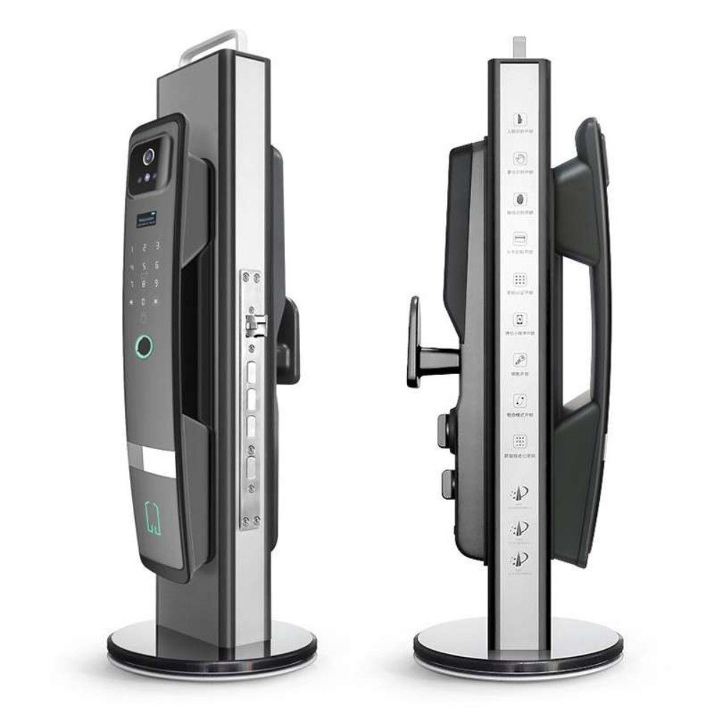 INTELLIGENT LOCK GY-H20P-3D SMART HANDLE LOCK, FINGURE PRINT, Password, Keys, RFID Card — image 1