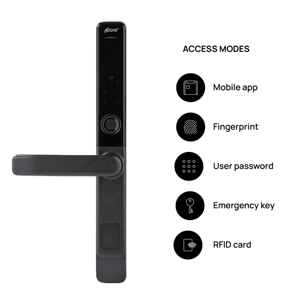 Intelligent Lock GY-HR21 Smart Handle Lock, Fingure Print, Access Control, Key & Card — image 2