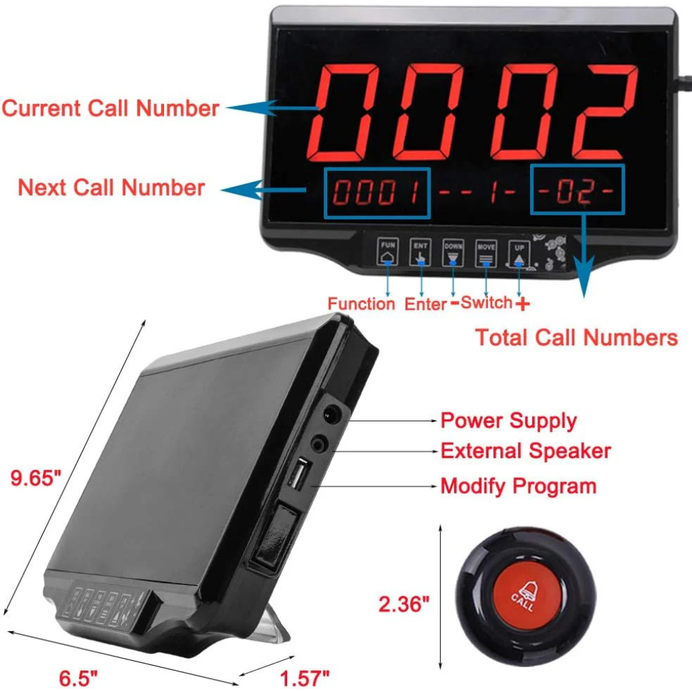 Wireless Call System Bell GY-X1-BELL — image 2