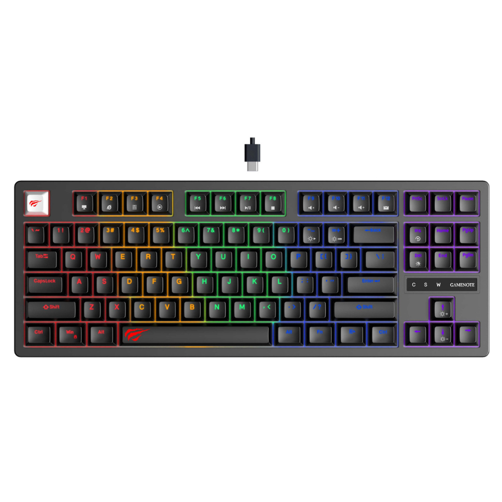 Havit KB892L Caklit 87 Keys Mechanical Gaming Keyboard — image 1