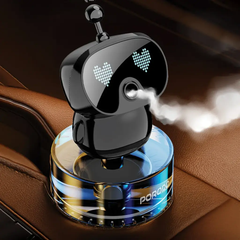 Porodo Lifestyle Robovibe Smart Car Aroma Diffuser Black — image 1