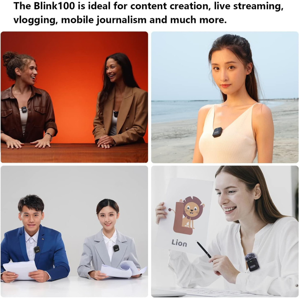 Saramonic Blink 100 B1 Ultra-Portable Clip-On Wireless Micro phone System for Cameras & Mobile Devices — image 2