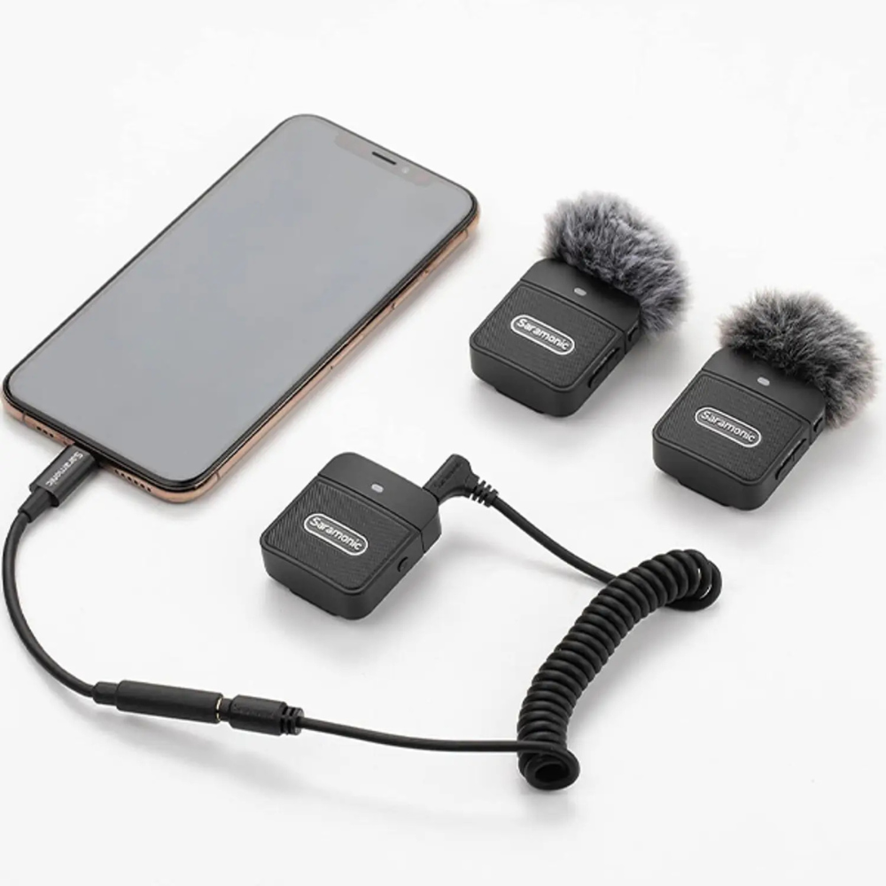 Saramonic Blink 100 B2 Ultra-Portable 2-Person Clip-On Wireless Microphone System for Cameras & Mobile Devices — image 3
