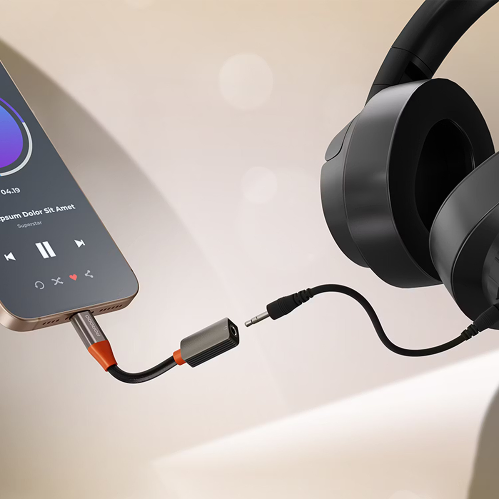 Porodo USB C Audio Adapter – Premium Hi-Fi 3.5mm Converter — image 3
