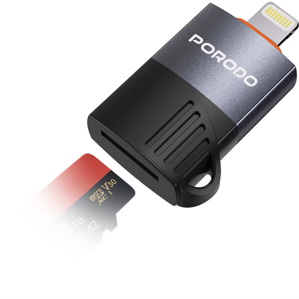 Porodo OTG TF Card Reader – Powerful Fast Data Transfer Solution — image 1