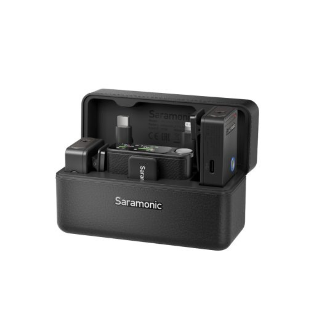 Saramonic Ultra Black Ultimate 2-Channel Wireless Micro phone System with Timecode — image 1
