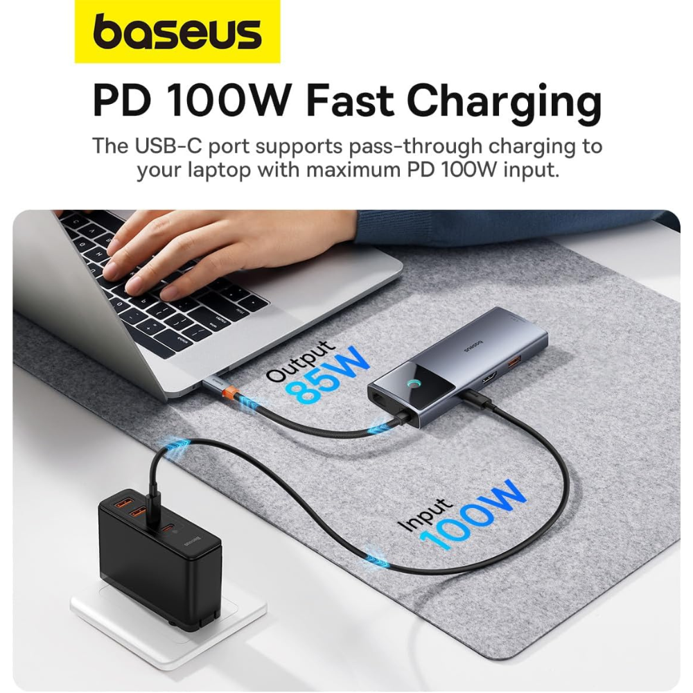 Baseus Metal Gleam Series II 6 in 1 USB Hub — image 3