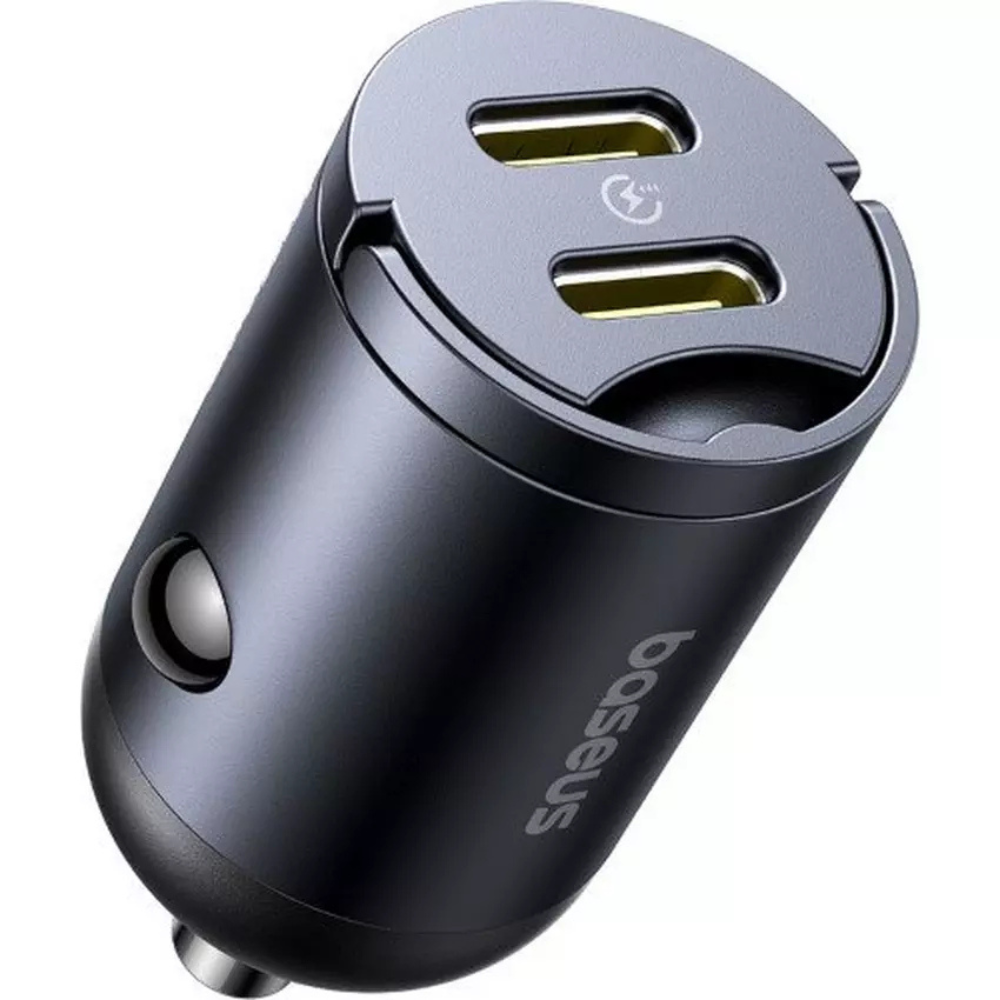 Baseus Tiny Star Mini Car Charger USB & Type C 30W Car Charg — image 1