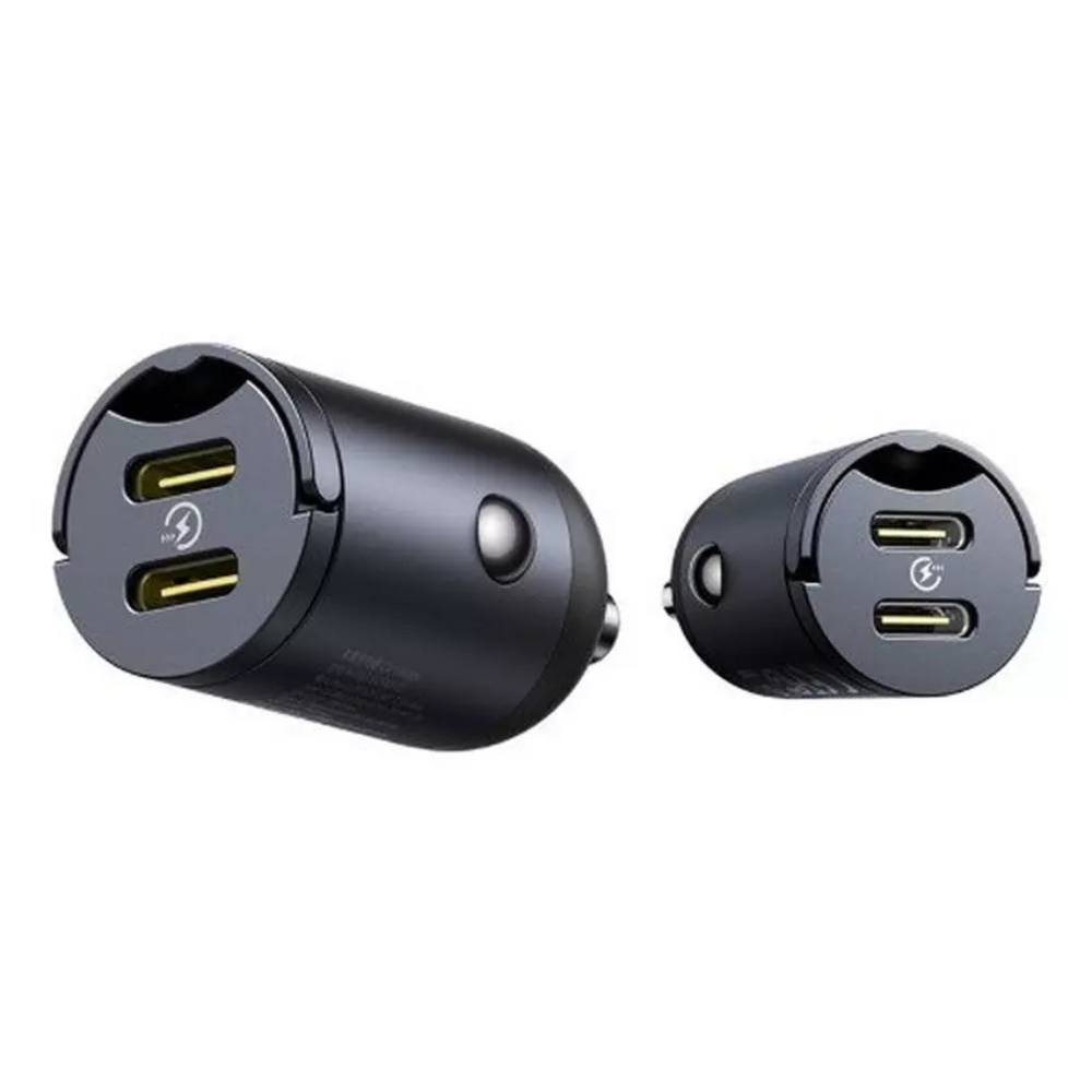 Baseus Tiny Star Mini Car Charger USB & Type C 30W Car Charg — image 3