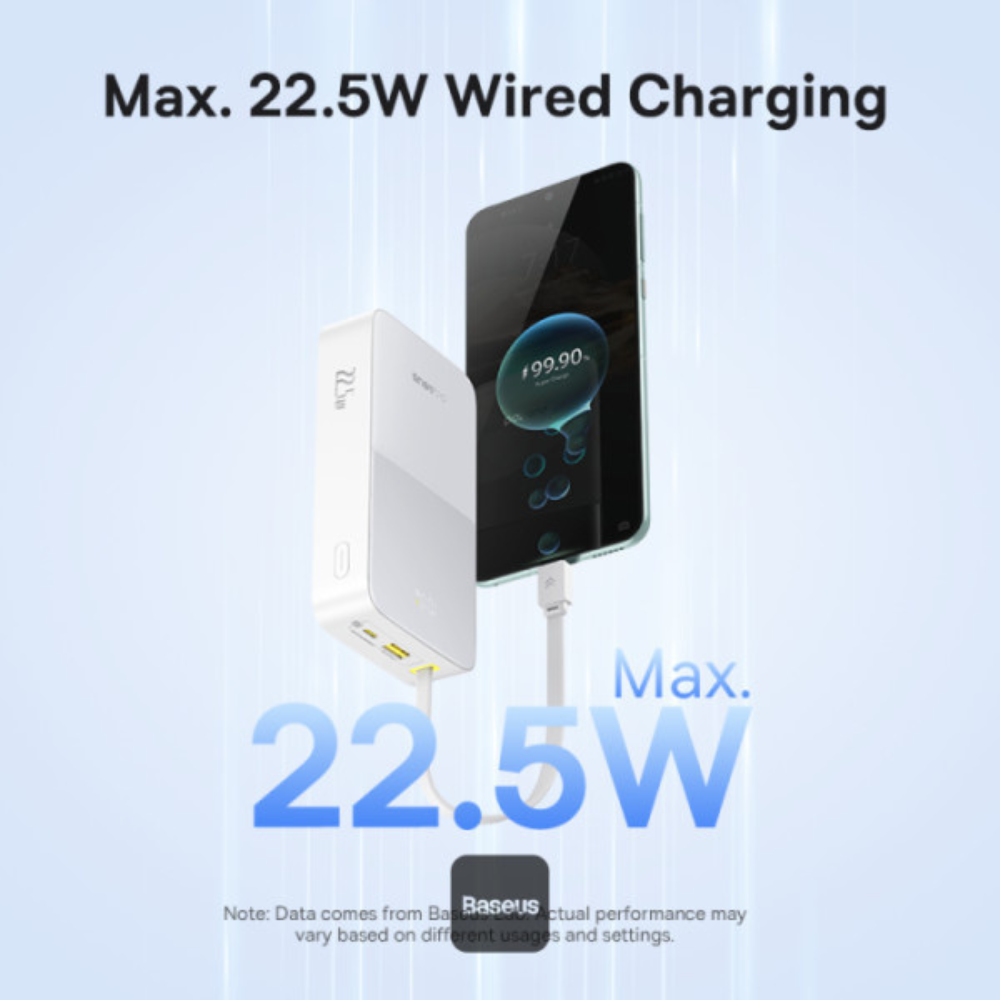Baseus 20000 mAh 22.5W Enerfill FC51 Power Bank with Cable — image 2