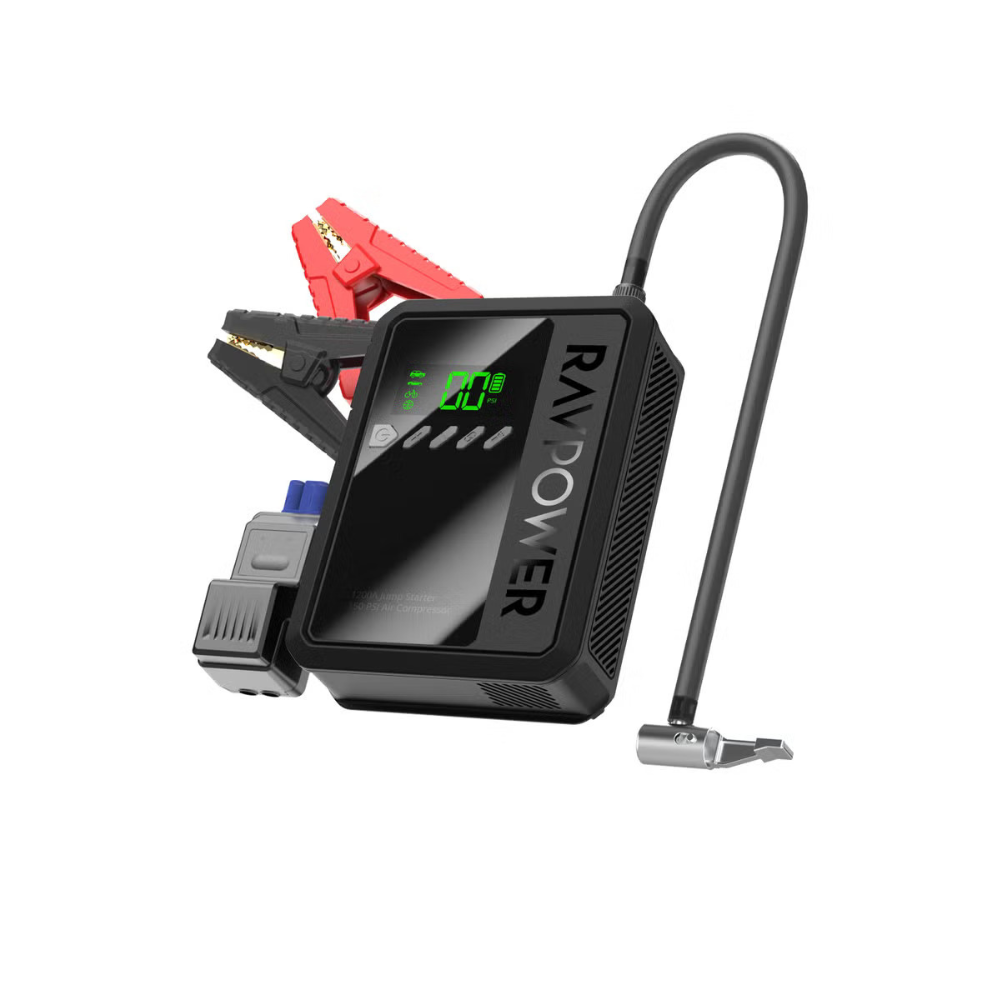 RAVPower 2 in 1 Air Compressor + Jump Starter 8000 mAh — image 1