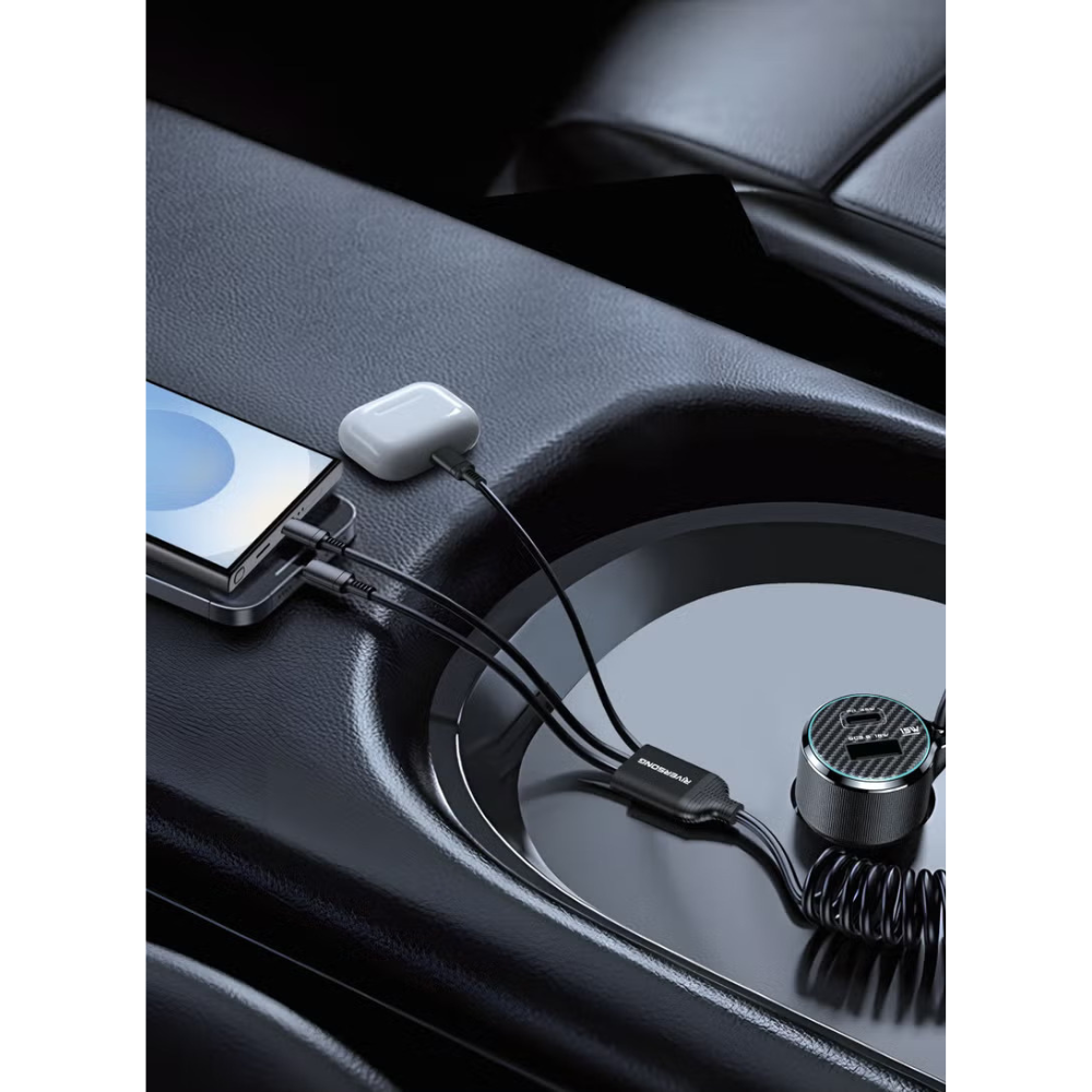 Riversong Safari C8 4 in 1 60W Fast Car Charger with Cables — image 2