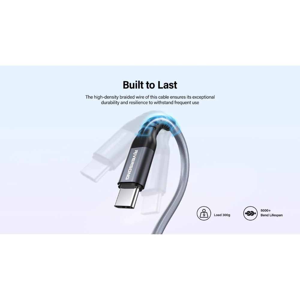 Riversong CT52 100W USB C to USB C 3M Cable — image 3