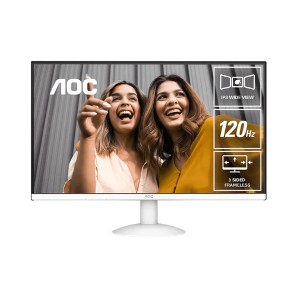 AOC 27B30H Monitor, 27" FHD IPS Display, 100Hz Refresh Rate, 1ms (MPRT) Response Time, AdaptiveSync & Flicker-Free Technology — image 4