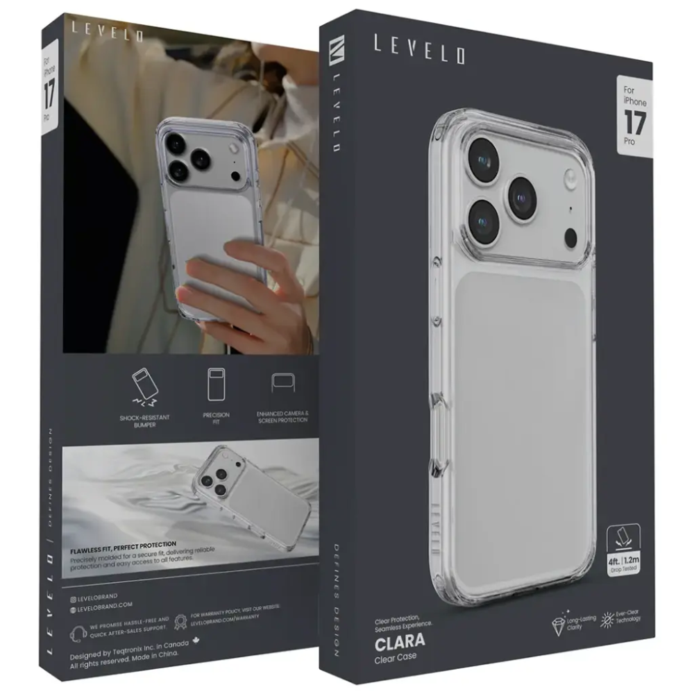 Levelo Clara Clear Case for iPhone 17 Series — image 2