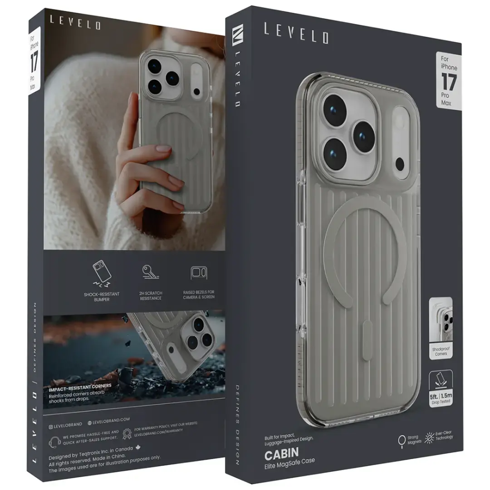 Levelo MagSafe Clear Case for iPhone 17 Pro Max — image 2