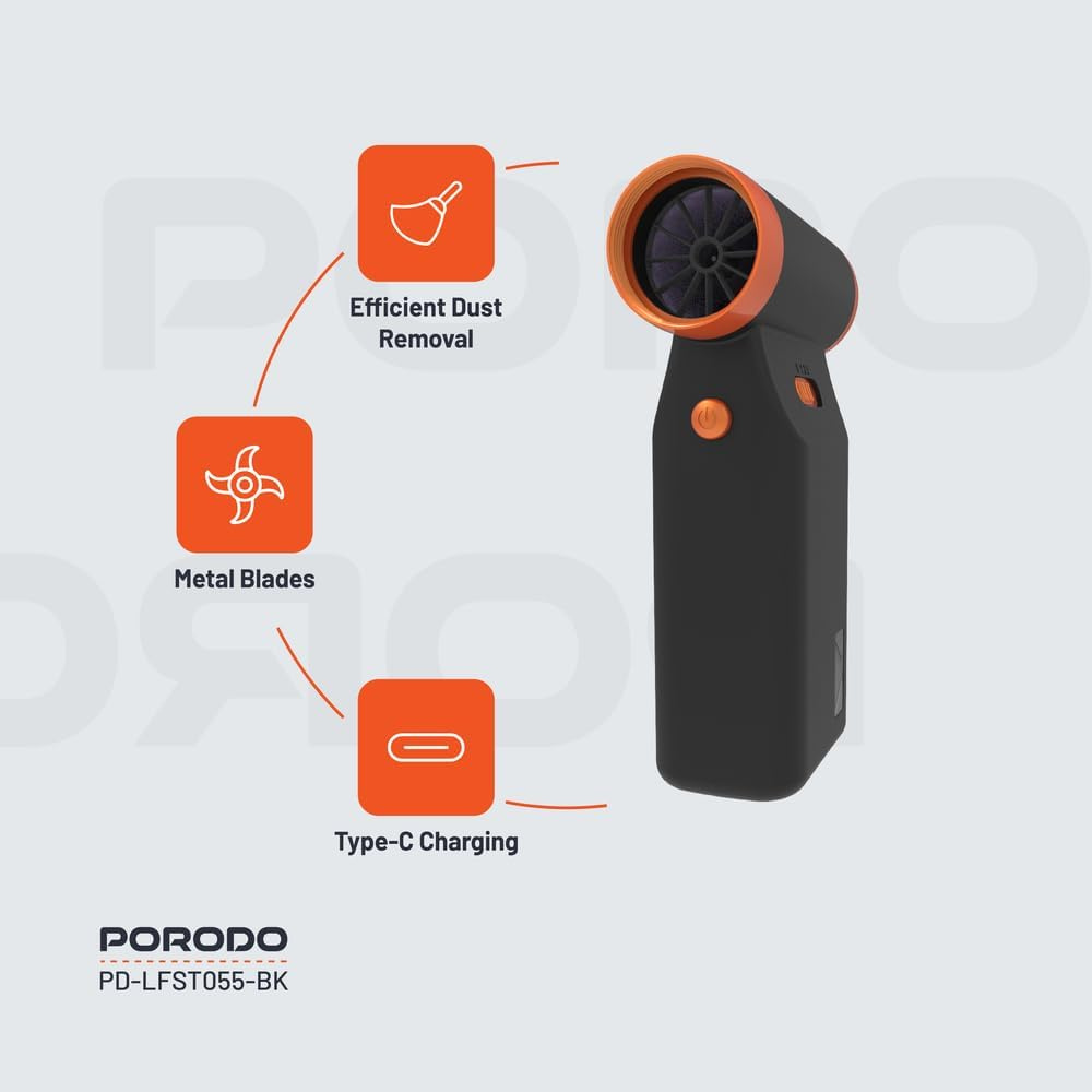 Porodo Turbo Jet Air Blower Air Duster & Fan — image 3