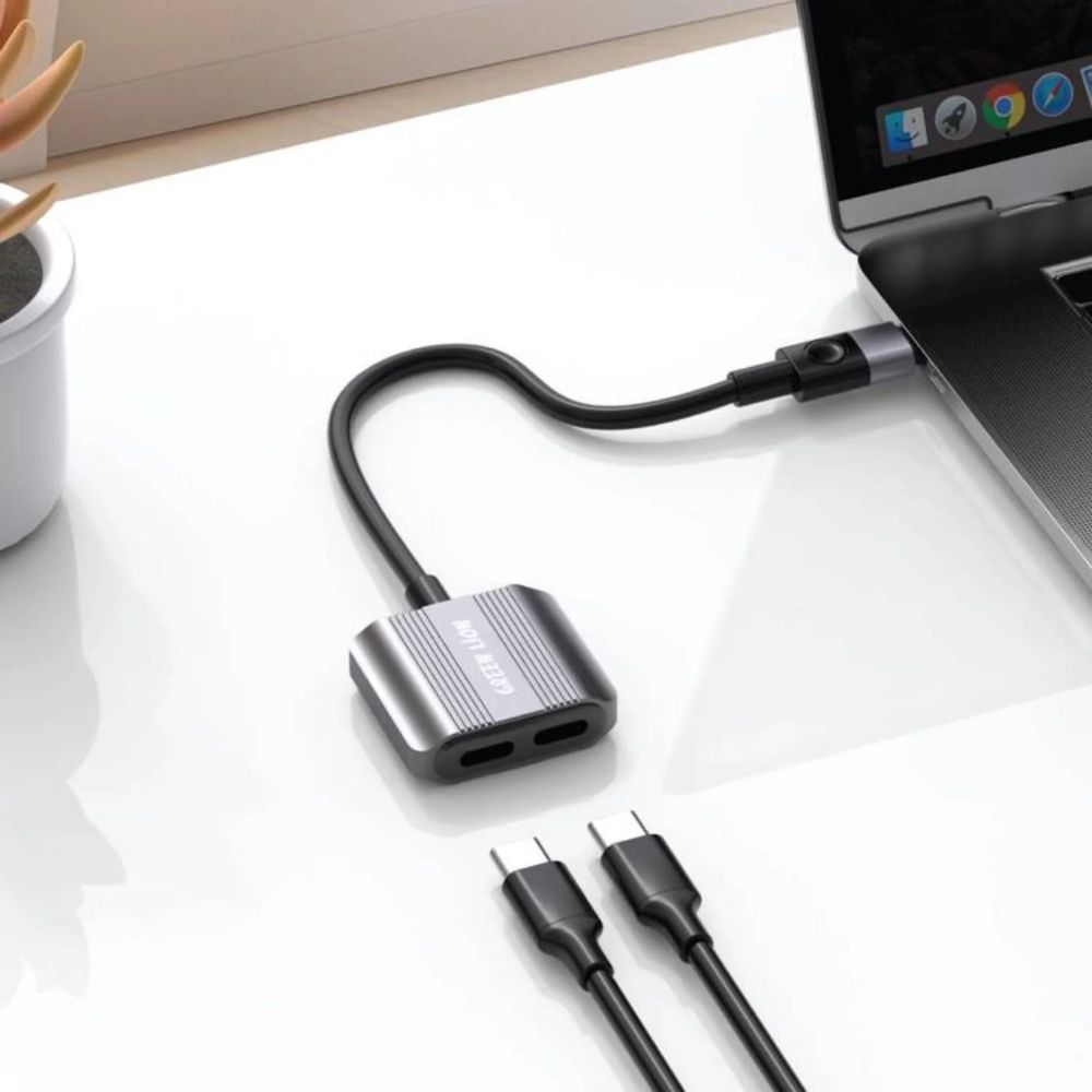 Green Lion 2 in 1 Splitter Adapter Type C to Dual Type C — image 2