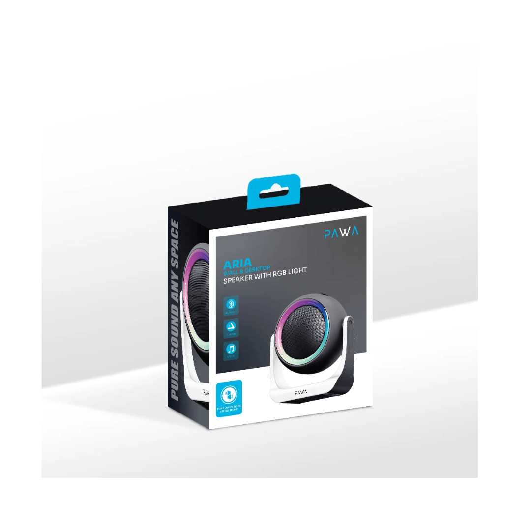 Pawa Aria Wall & Desktop Speaker with RGB Light — image 2