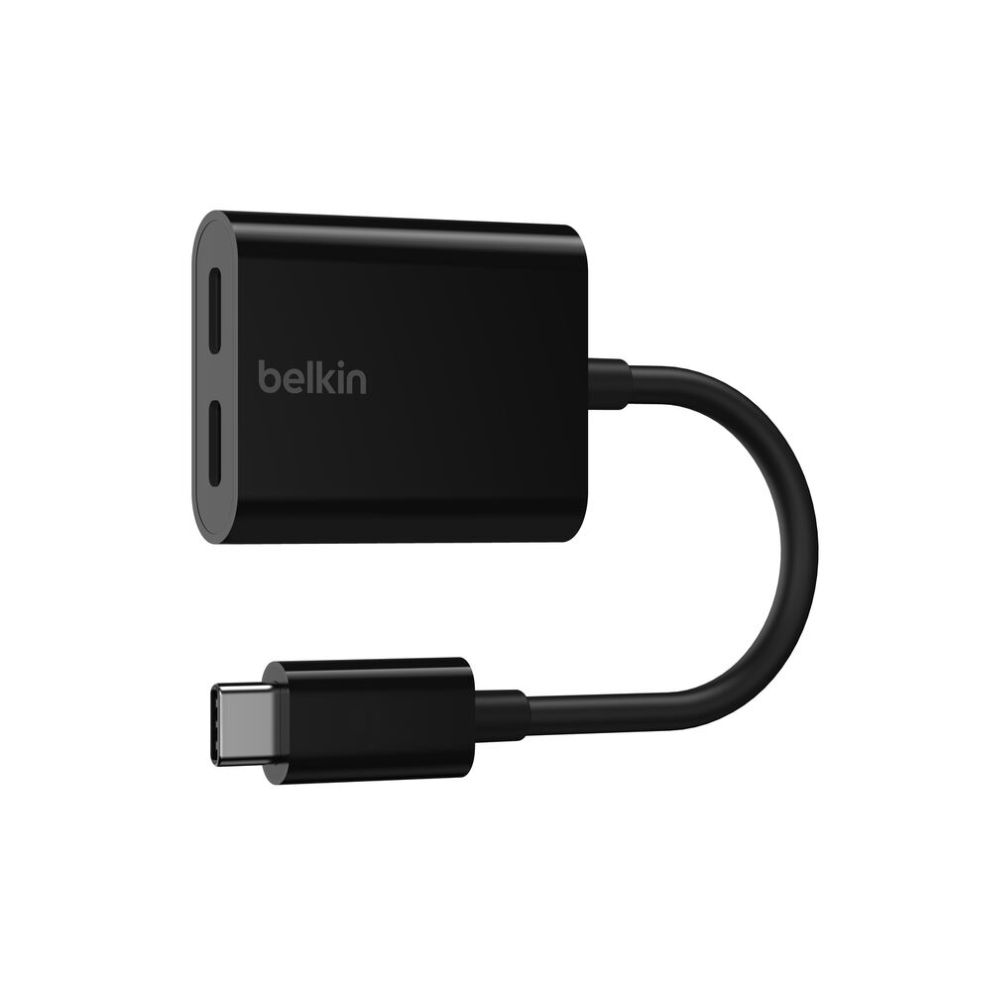 Belkin CONNECT USB-C Audio + USB-C Charge Adapter, Supports fast charging up to 60W — image 2
