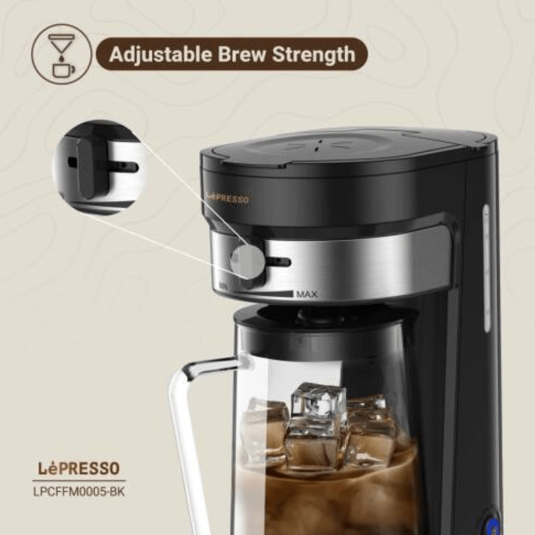 LePresso Cold Brew Machine Ice Coffee & Tea LPCFFM0005-BK — image 4