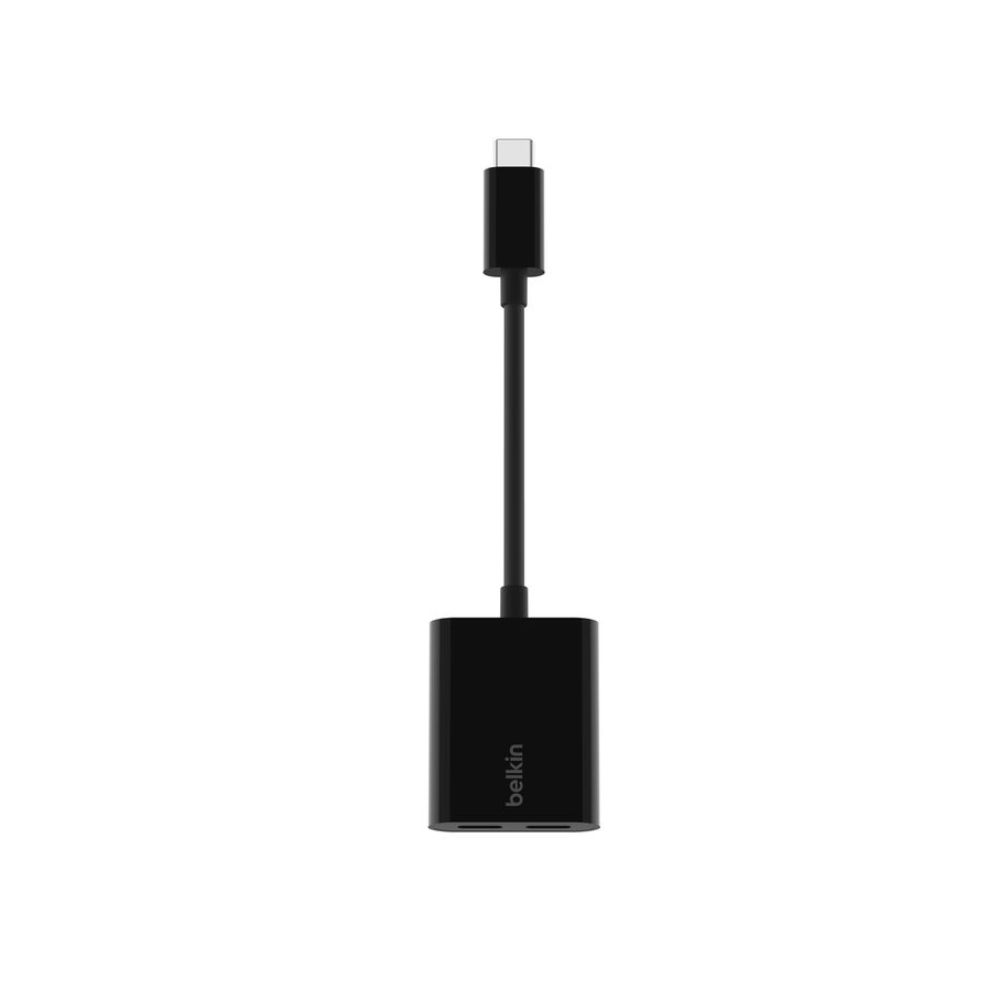 Belkin CONNECT USB-C Audio + USB-C Charge Adapter, Supports fast charging up to 60W — image 3