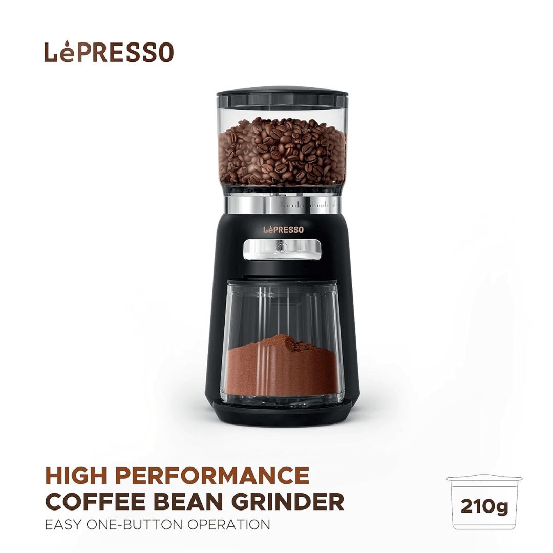 LePresso High Performance Coffee Bean Grinder LPPWGRBK — image 4