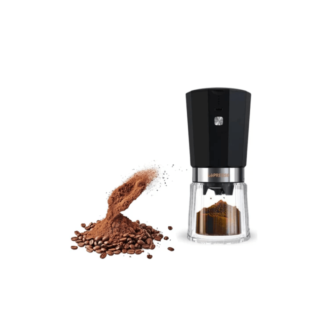 LePresso Cordless Electric Conical Burr Grinder High-Precision Grinding LPRCGRBK — image 2