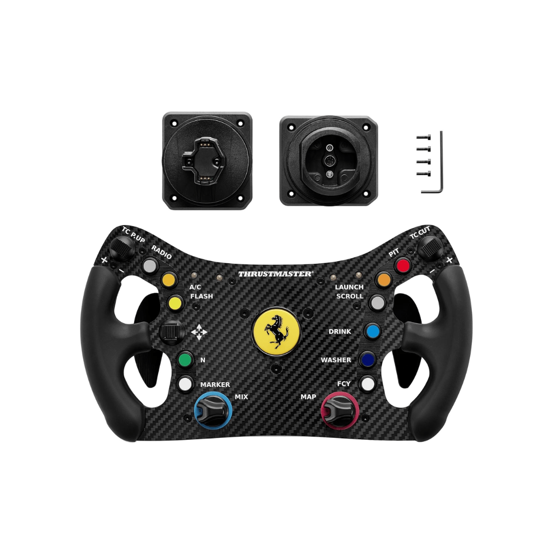 THRUSTMASTER Ferrari 488 GT3 Wheel Add-On, 12.2" Steering Wheel, 11x Button / D-Pad / 4x LED, Adjustable Paddle ShiftersTM-WHL-FERRARI488-GT3 — image 2