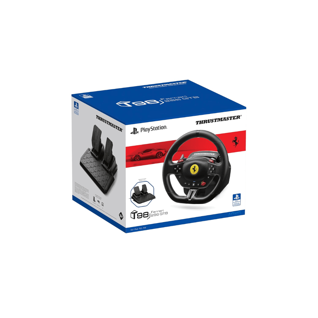 Thrustmaster T98 Ferrari 296 GTB Steering Wheel Pack, 240° Rotation, Automatic Recentering, Pedal Set with Hall Effect SensorsTM-WHL-T98FRARI296-GTB-P — image 3