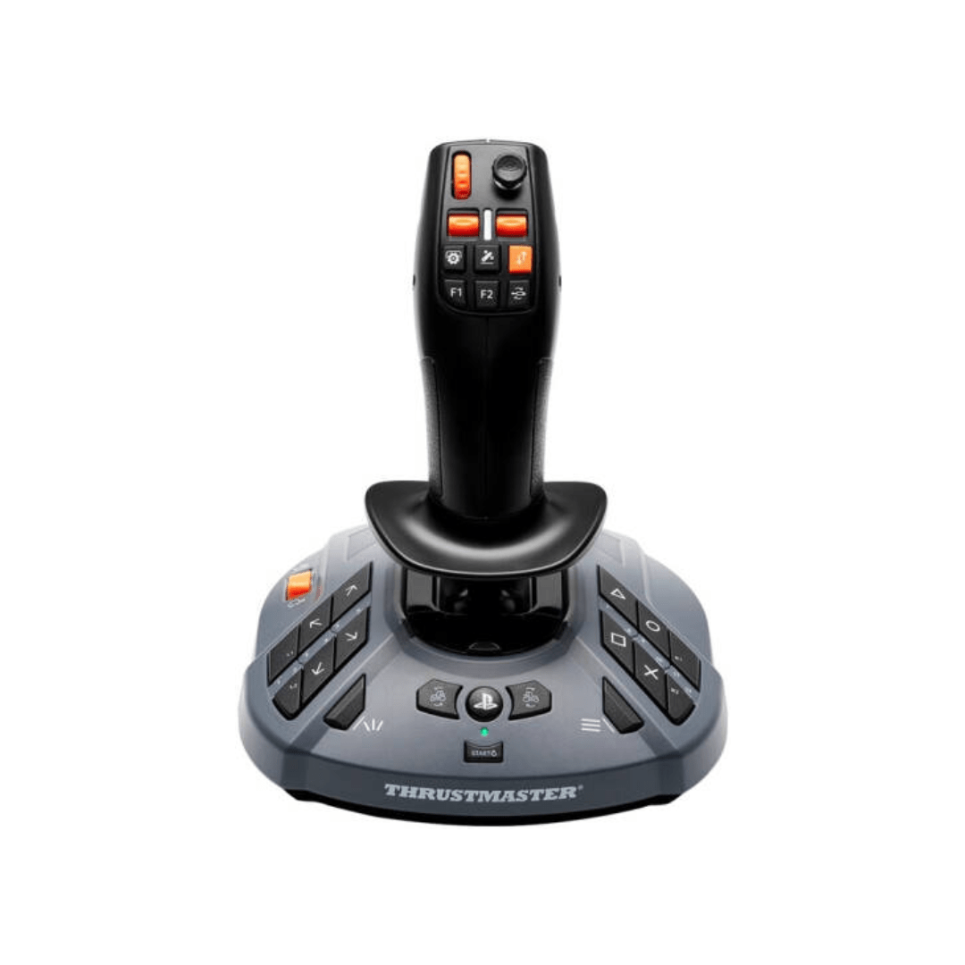Thrustmaster SimTask FarmStick Playstation Edition, 33 Action Buttons & 1 Hand Throttle, Ambidextrous Design, Mini-Stick, ThumbwheelTM-JSTK-SIMTASK-FARMSTICK-PS — image 1