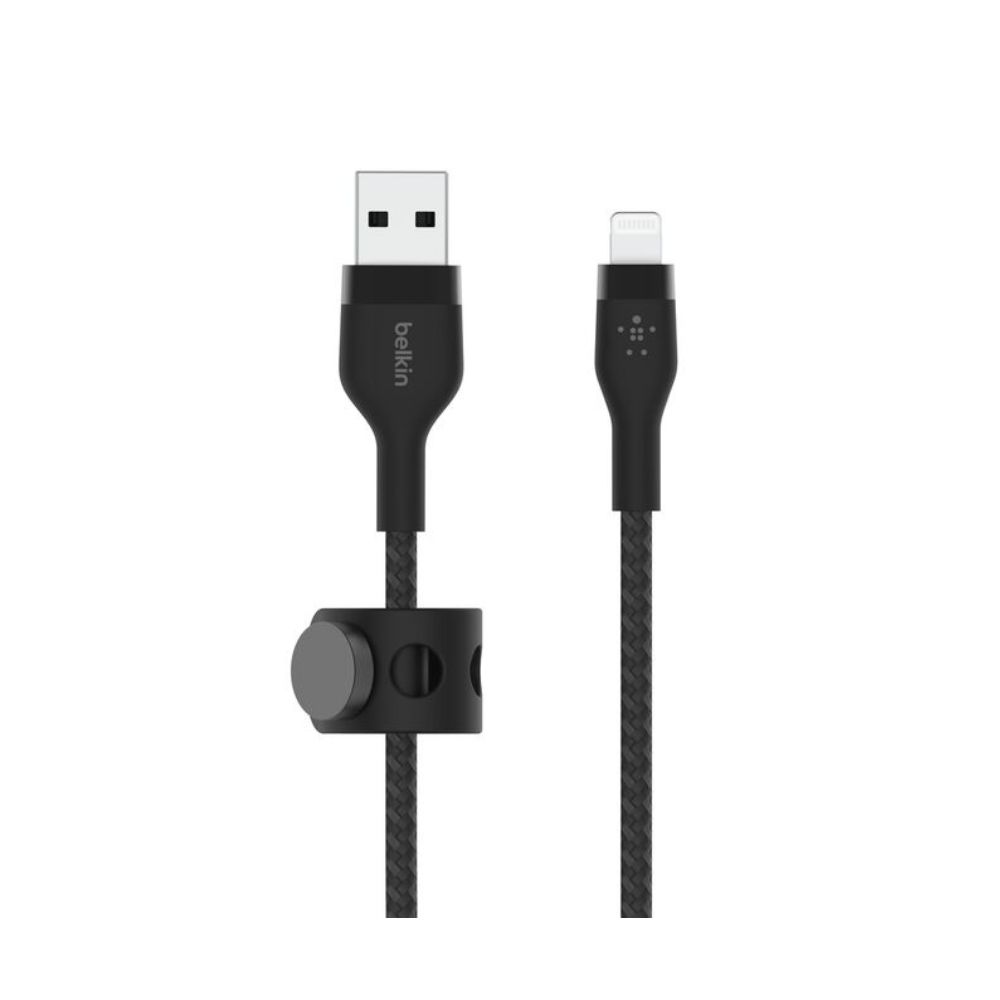Belkin BoostCharge PRO Flex USB-A Braided Silicone Cable with Lightning Connector, 1M — image 2