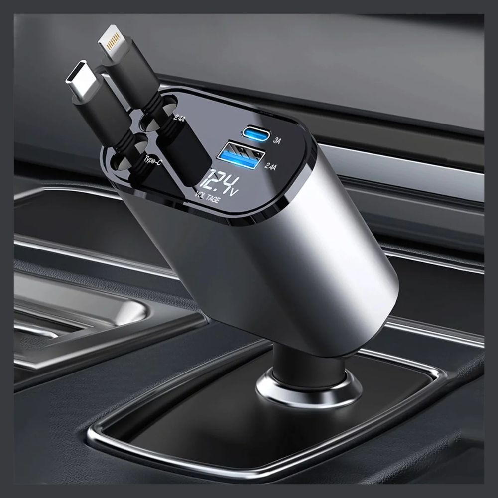 Marvers MS-CC219 Car Charger 4IN1 with Display 100W — image 4