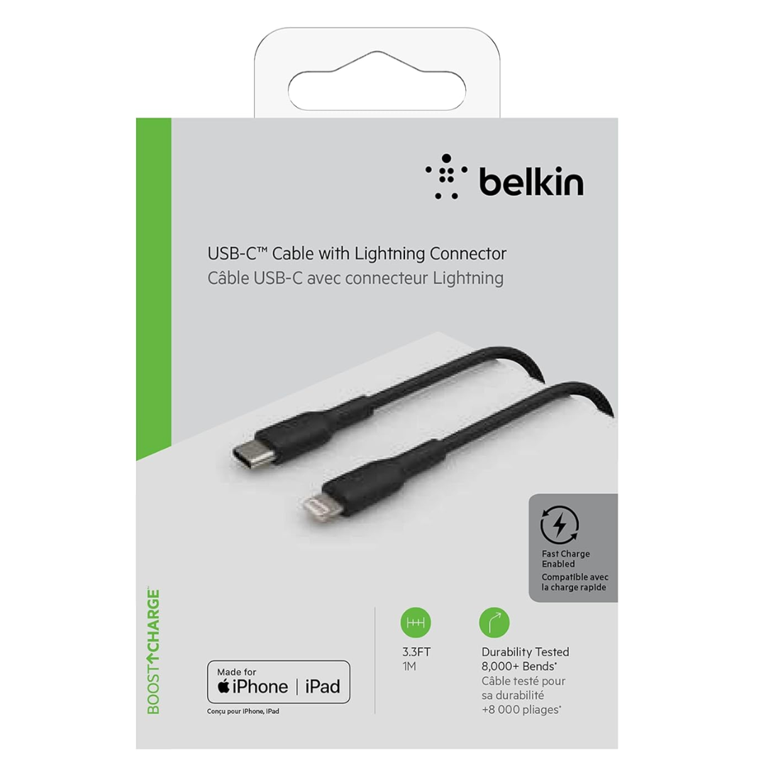 Belkin BoostCharge USB-C to Lightning Cable, 1M — image 4