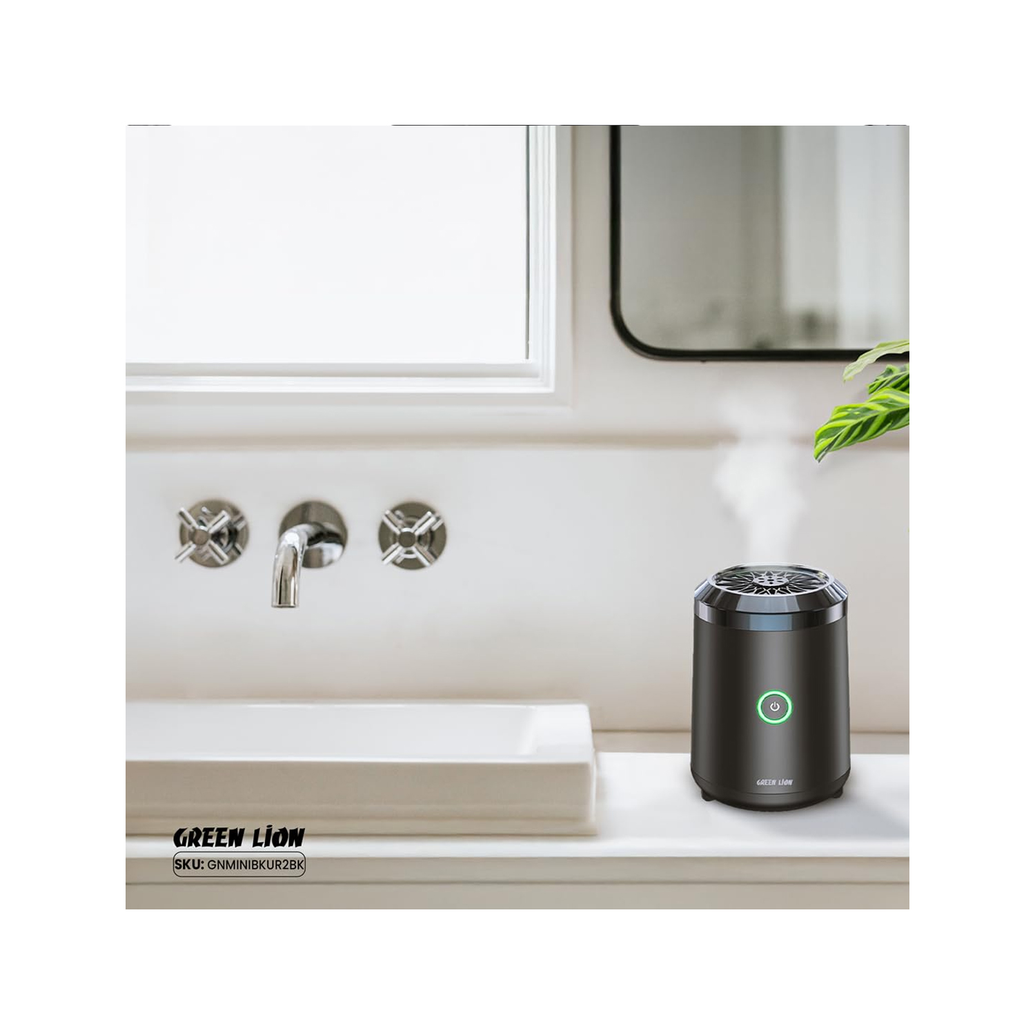 Green Lion Mini Bakhour Lite Incense Burner Blk — image 4