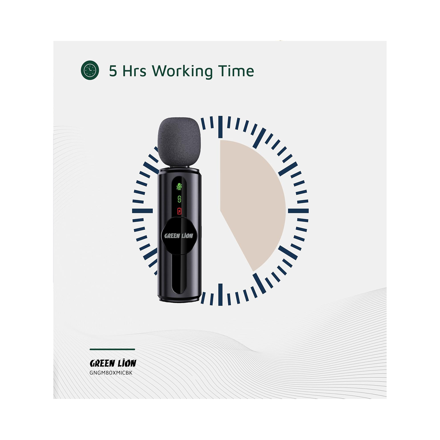 Green Lion GM-80X Microphone 3 In 1 GM-80X – Professional Noise Cancelling Microphone — image 4