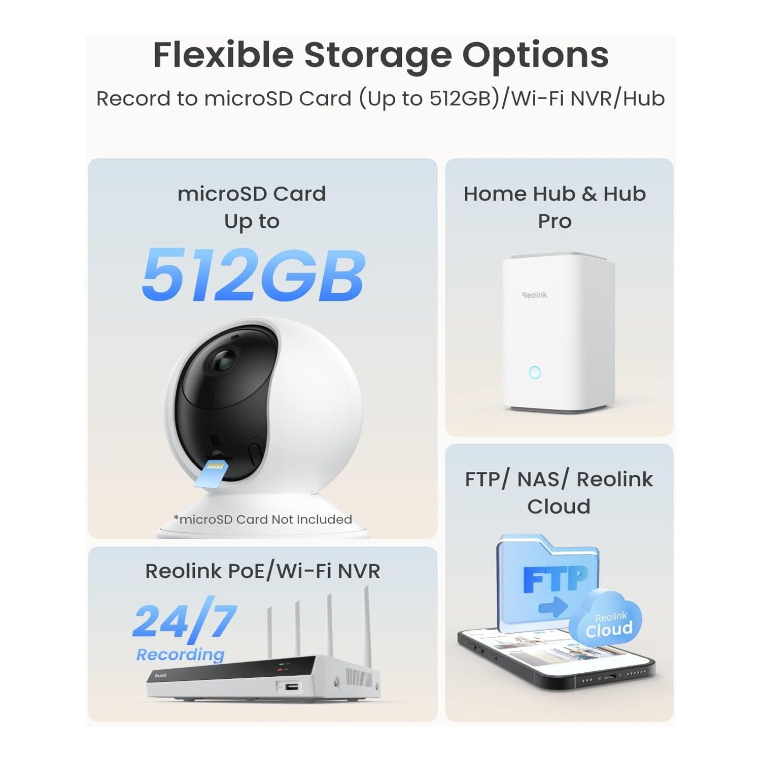 REOLINK E1 Pro 3K PT Wi-Fi Indoor Camera for Baby & Pet Monitoring, Auto Tracking — image 3