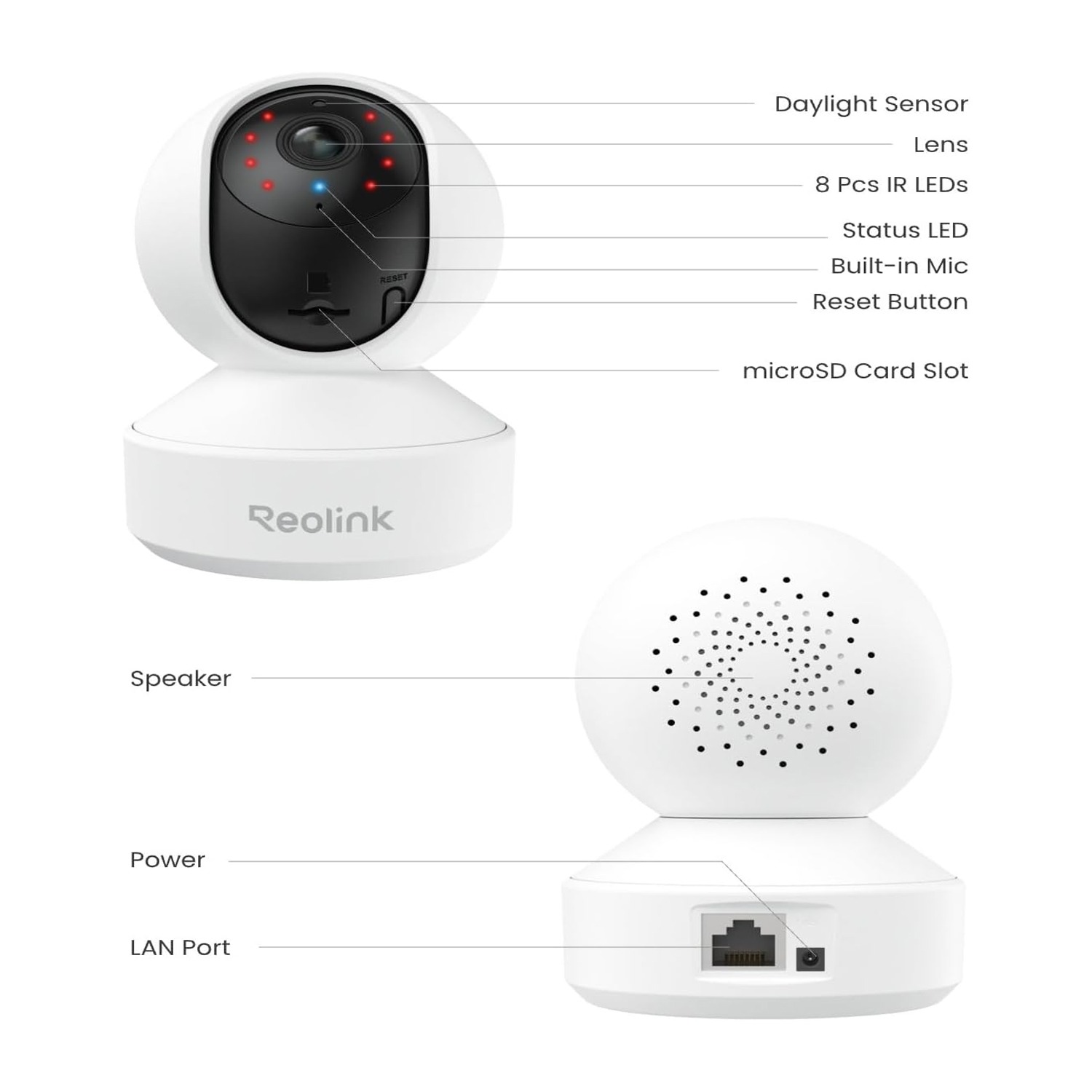 REOLINK E1 Pro 3K PT Wi-Fi Indoor Camera for Baby & Pet Monitoring, Auto Tracking — image 2