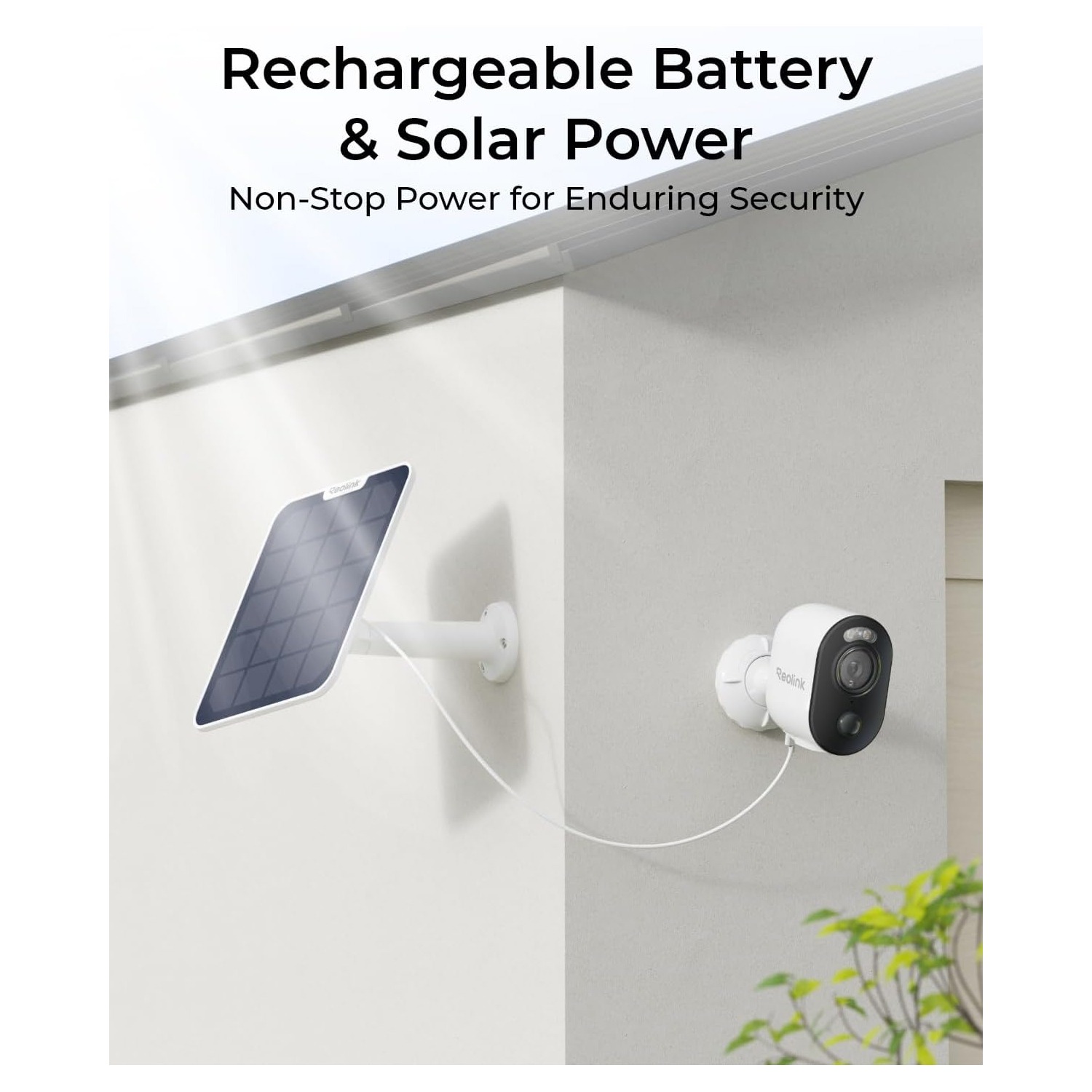 Reolink Argus 3E 3MP Wireless Solar & Battery Powered Security Camera with Smart Detection — image 2