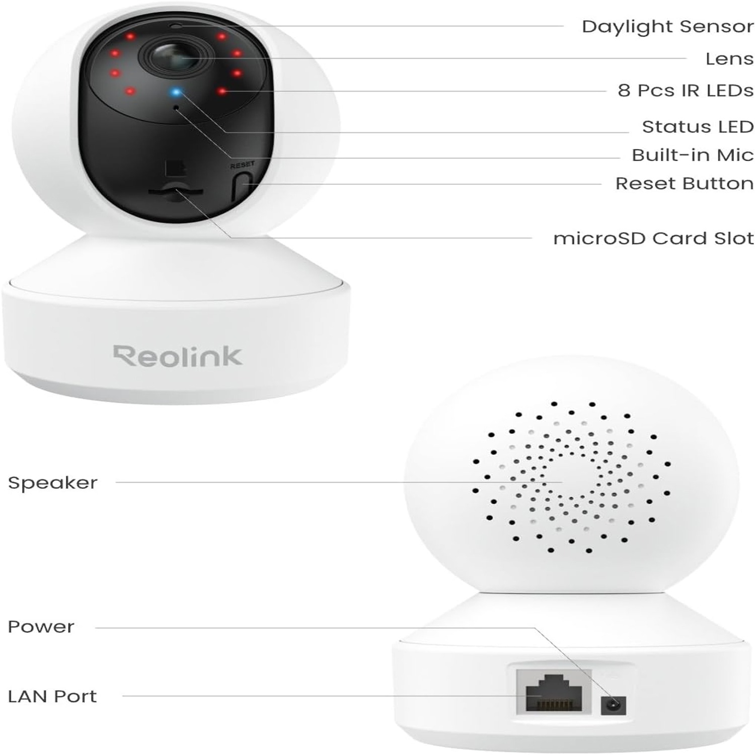 Reolink E1 3MP PT Indoor Wi-Fi Security Camera — image 2