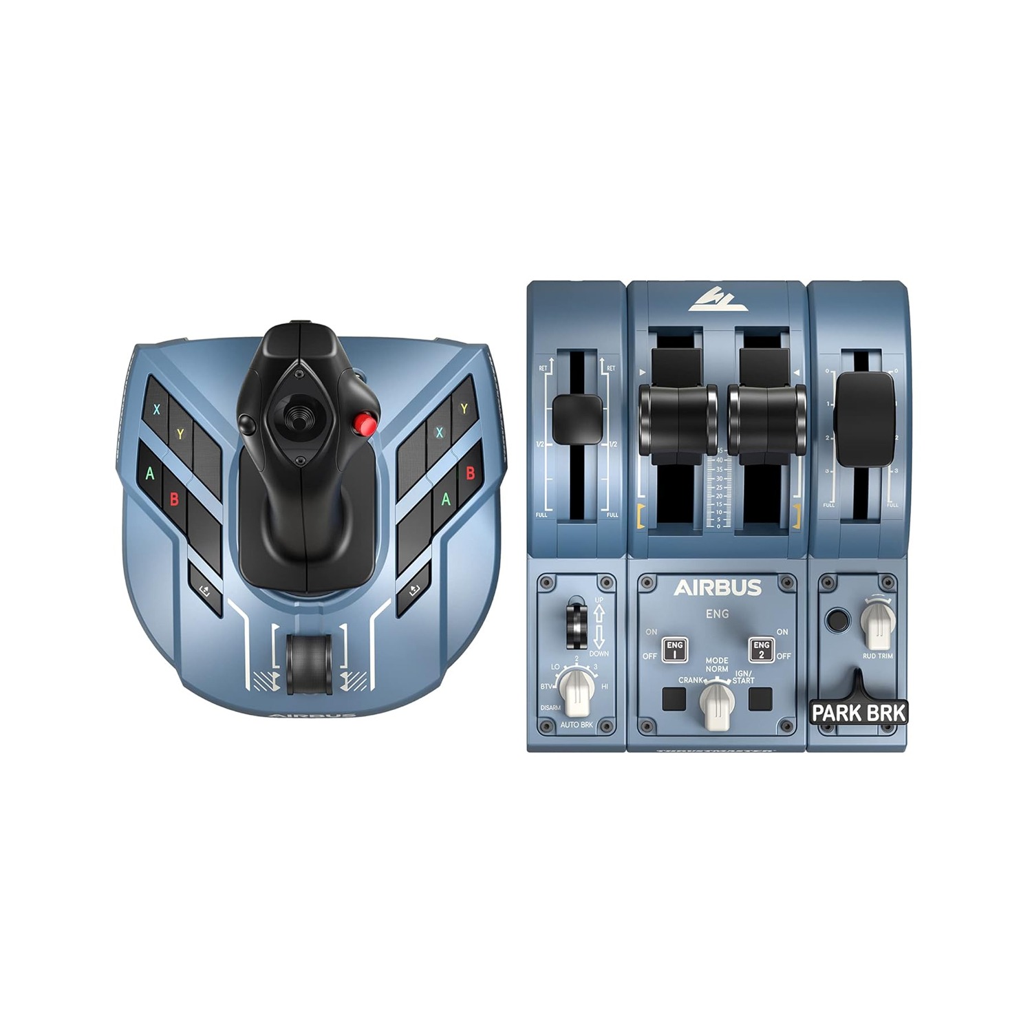 Thrustmaster TCA Captain Pack X Airbus Edition Airbus Sidestick & Throttle Quadrant, 4 Swappable Joystick Head Button Modules TM-JSTK-CAPTAIN-PACK — image 3