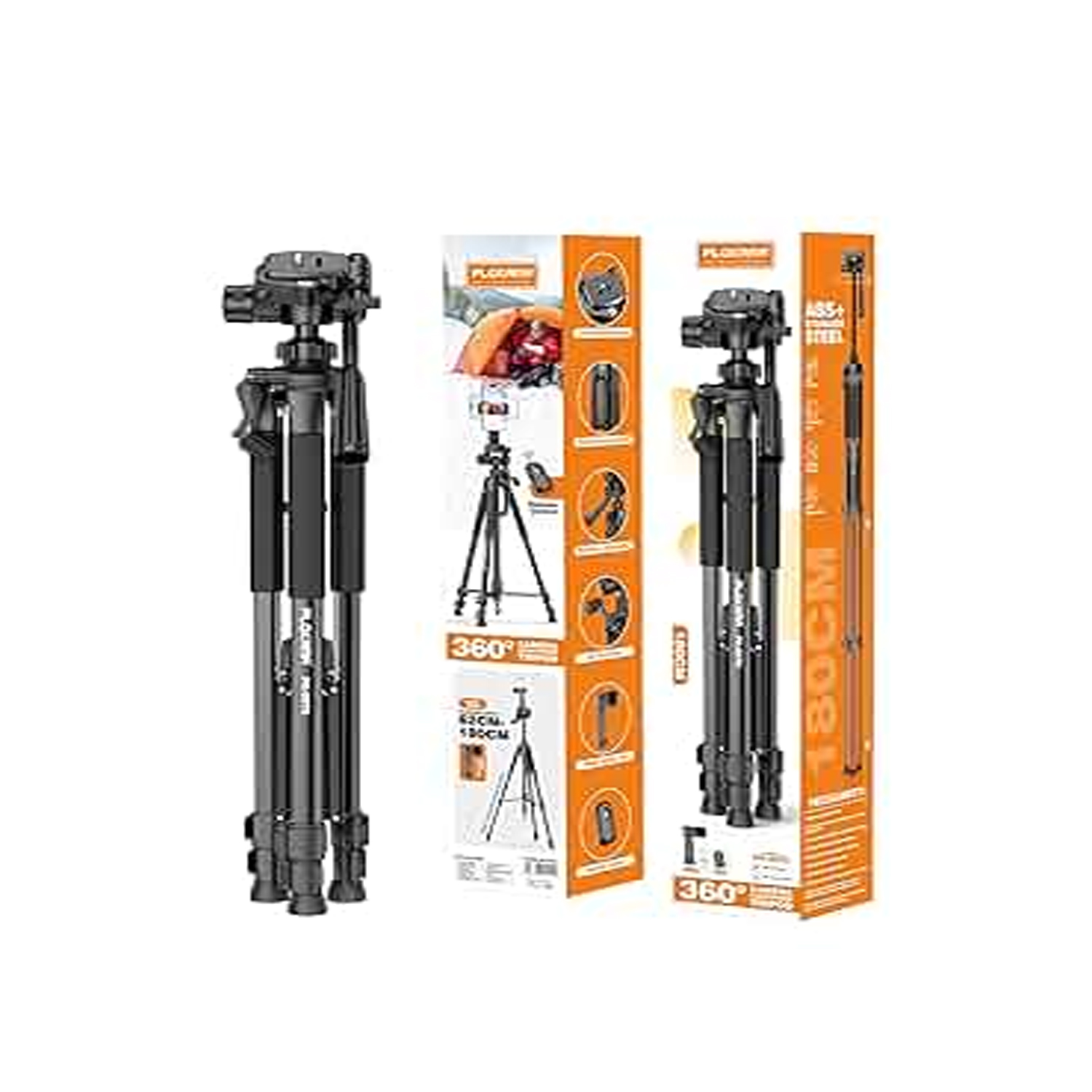 Plokama PK-9950 Professional 360 Camera Tripod Stand 150CM — image 3