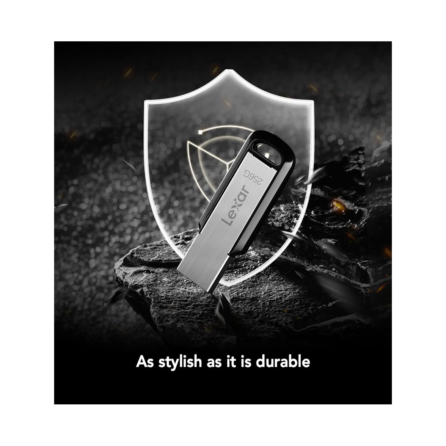 Lexar JumpDrive M400 Flash Drive USB3.0 256GB Black — image 3