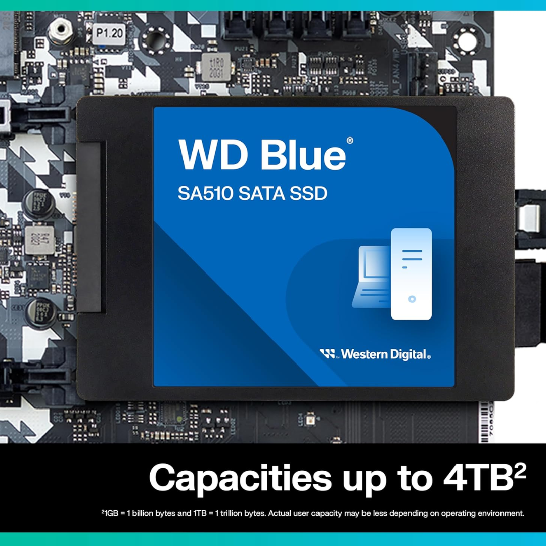 WD Blue SA510 SATA SSD 2.5"/7mmCased - 2TB .560 MB/s — image 2